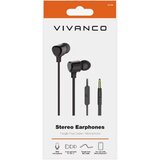 Vivanco slušalke In Ear Silikon Buds schwarz 61738 WEVVSP10_BK Stereo | Shoptok.si