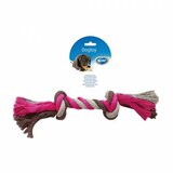 Duvo igračka za pse kanap za štence 37cm, sivo-roze Cene