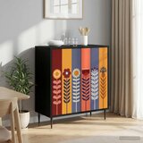  Kreveta ESSEN Crni hrast 69 x 33 x 76 cm Konstruirano drvo | shoptok.hr