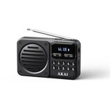Akai radio prijenosni FM, AM, BT, LCD, USB punjiva baterija, crni APR-300BK | shoptok.hr