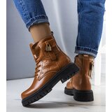 Gemre Brown insulated hiking boots Coal | Shoptok.si
