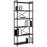  Polica Crni hrast 80 x 30 x 189,5 cm Konstruirano drvo | shoptok.hr