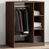vidaXL Garderobna omara siva sonoma 77x48x102 cm inženirski les Cene