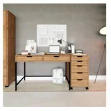 Radni sto Atlas 1600-59, 160x77.4x55 cm, Boja hrasta