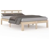  Posteljni okvir iz trdnega lesa 135x190 cm, (20906071) | Shoptok.si