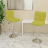  Barski stolci od tkanine 2 kom zeleni | shoptok.hr