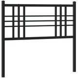  Metalno zamjensko uzglavlje crno 100 cm | shoptok.hr