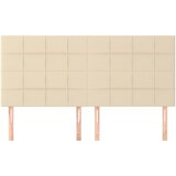 Uzglavlje krem boje 180x5x118/128 cm tkanina | shoptok.hr