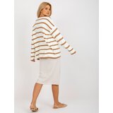 RUE PARIS Sweater-LC-SW-2212.97P-Light Brown | Shoptok.si
