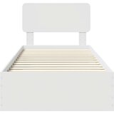  Okvir za krevet Bijelo 90 x 190 cm Konstruirano drvo | shoptok.hr