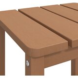  Vrtni stol Adirondack smeđi 38 x 38 x 46 cm HDPE | shoptok.hr
