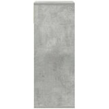 Ormarić za knjige boja betona 34x31x80 cm konstruirano drvo | shoptok.hr