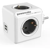 POWERCUBE 4XSCH2XUSB 1202GRAY