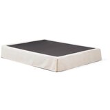 Kave Home Bela oblazinjena zakonska postelja brez vzglavja 160x200 cm Jaira – | Shoptok.si