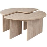 Hanah home sto za dnevnu sobu moira travertine | ePonuda.com