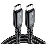 INF USB5 Type-C kabel — 80Gbp, 240W 5A polnjenje in DP2.1 video Black 1,5 M, (5000276639) | Shoptok.si