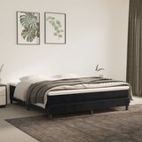  Okvir za krevet s oprugom crni 180x200 cm baršunasti | shoptok.hr
