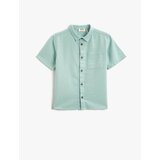 Koton Linen Blend Shirt Short Sleeve | Shoptok.si