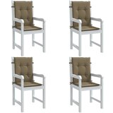 vidaXL Blazina za stol 4 kosi melanž taupe 100x50x4 cm blago Cene