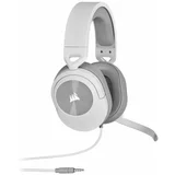Corsair HS55 stereo wired gaming headset — white