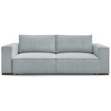Bobochic Paris Svijetlo siva sklopiva/s prostorom za odlaganje sofa od samta 244 cm Chelsea – | shoptok.hr
