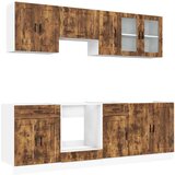 8-dijelni set kuhinjskih ormarića Kalmar konstruiranog drva | shoptok.hr