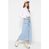 Trendyol Skirt - Blue - Maxi Cijene