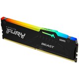 Kingston Memorija 16GB/DIMM/DDR5/5200MHz/CL40/FURY Beast RGB XMP | ePonuda.com