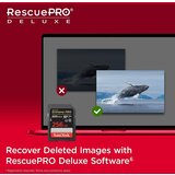 San Disk Extreme PRO 256GB SDXC+ 2 leti RescuePRO Deluxe do 200MB/s & 140MB/s branje/zapisovanje, UHS-I, Class 10, U3, V30 | Shoptok.si