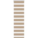 Zebra zavjesa Pješčano smeđa 40x100 cm Širina tkanine 35,9 cm Poliester | shoptok.hr