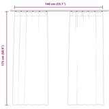  Zavjese za zamračivanje 2 kom baršunaste tamnoplave 140x175 cm | shoptok.hr