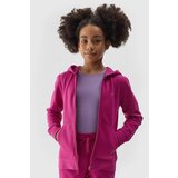 4f Girls' Sweatshirt with Hoodie - Pink | shoptok.hr