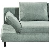 MID.YOU ZOFA S POSTELJNO FUNKCIJO, sivomodra tekstil, leseni material | Shoptok.si