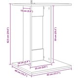  Bocni stol Staro drvo 45 x 40 x 62 5 cm Konstruirano drvo | shoptok.hr