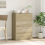 vidaXL Komoda sonoma hrast 60x31x84 cm od konstruiranog drva | shoptok.hr