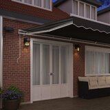  Okvir tende S LED lampica Bijelo 600 × 300 cm Aluminij | shoptok.hr