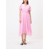 Reserved Midi haljina od čipke - pastelnoružičasto | shoptok.hr