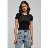UC Curvy Women's short velvet T-shirt in black color | ePonuda.com