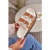 Boto Women's Slippers With Buckles And Fur Camel Ezilena | Eponuda.ba
