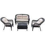 SUNFUN set lounge namještaja savannah (4 -dij., tamnosmeđe boje) | shoptok.hr