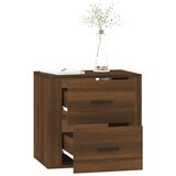  Zidni noćni ormarić boja smeđeg hrasta 50x36x47 cm | shoptok.hr