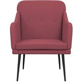 Fotelj vinsko rdeč 63x76x80 cm blago, (20701740) | Shoptok.si