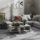  Stolić za kavu boja betona 103,5 x 60 x 35 cm konstruirano drvo | Eponuda.com