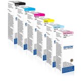 Epson Komplet črnil T673 (BK/C/M/Y/LC/LM), original Cene