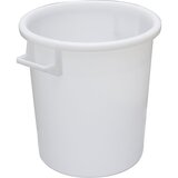 eurokraft basic okrogla posoda, prostornina 50 l, od 10 kosov, bele barve Cene