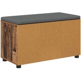  Klupa za hodnik s jastukom s vratima Staro drvo 80 x 38 x 46 cm | shoptok.hr