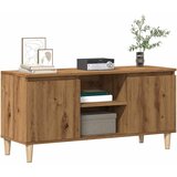 Maison Chic TV omarica - TV stojalo - Televizijska omarica artisan hrast 102x35x50 cm inženirski les, (21700557) | Shoptok.si