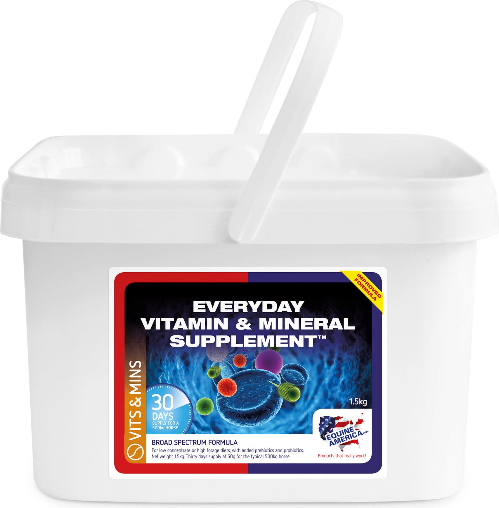 EQUINE_AMERICA Everyday Vitamin & Mineral Supplement - 1,50 kg Cene