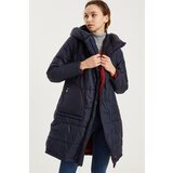 Dewberry Z6652 WOMEN'S COAT-NAVY BLUE | shoptok.hr