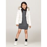 Tommy Hilfiger Zimska jakna 'ESSENTIAL' bela | Shoptok.si